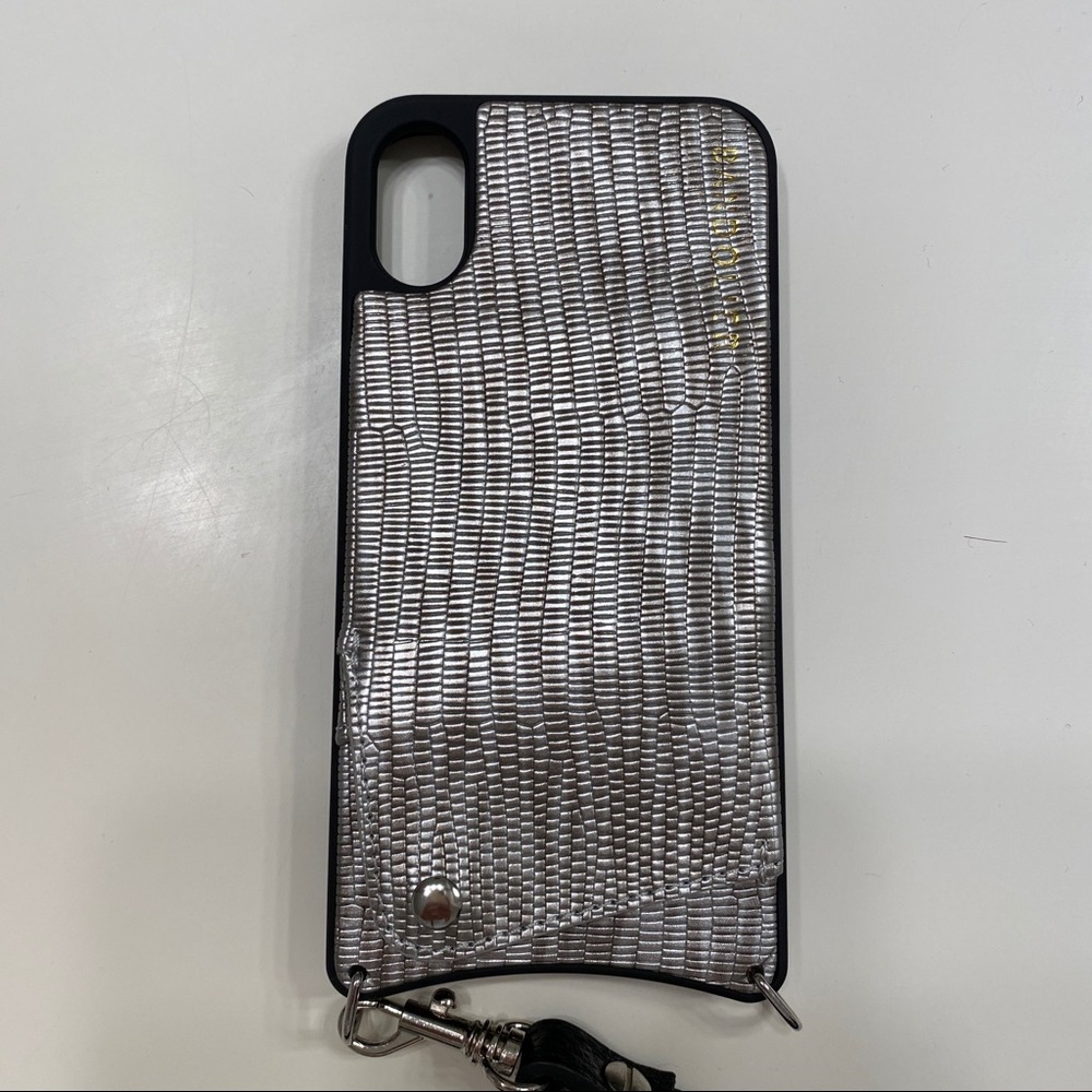 iPhone X Case, Bandolier Sarah Silver Wave